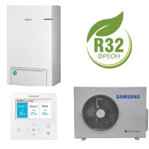 Тепловий насос Samsung EHS з настінним гідромодулем AE060RXEDEG/EU/ AE090RNYDEG/EU